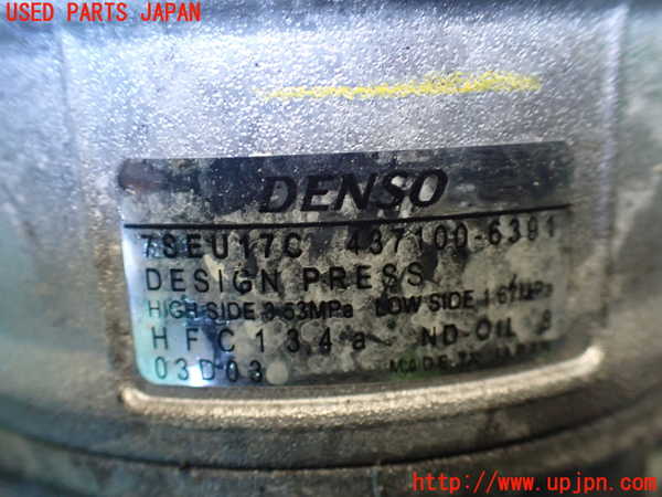 1UPJ-9234676025]ベンツ ビアノ(Viano) W639 (639811)エアコンコンプレッサー 中古_4