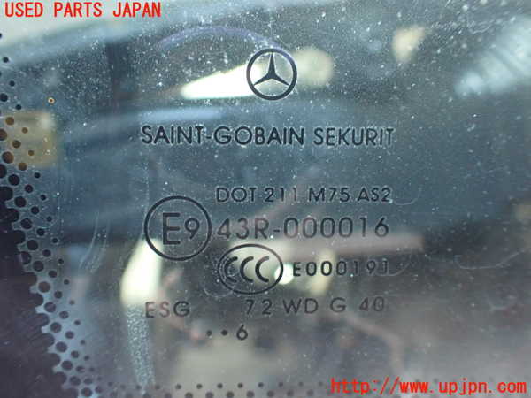 1UPJ-9234681200]ベンツ V350 W639 (639811C)右フロント三角窓ガラス 中古 SAINT-GOBAIN SEKURIT M75 43R-000016_2