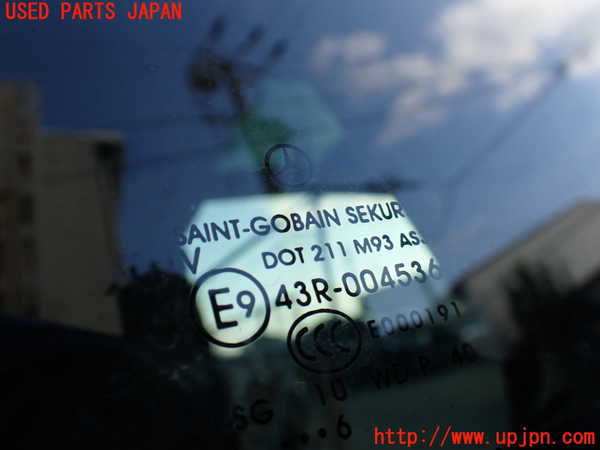 1UPJ-9234681382]ベンツ V350 W639 (639811C)左クォーターガラス 中古 SAINT-GOBAIN SEKURIT M93 43R-004536_3