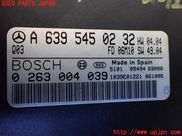 1UPJ-9234686147]ベンツ V350 W639 (639811C)コンピューター2 中古 A6395450232_2