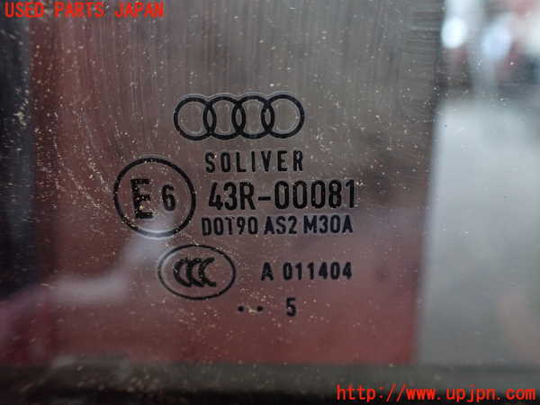 2UPJ-9234691320]アウディ・A1 スポーツバック(8XCZE)左後ドア 中古 SOLIVER M30A 43R-00081_2