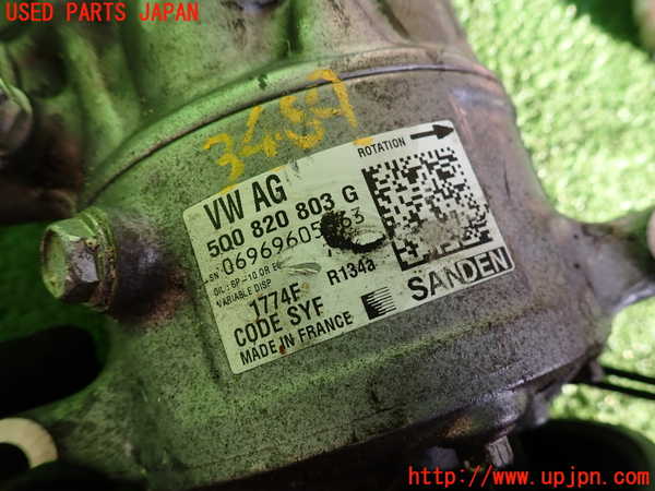 2UPJ-9234696025]アウディ・A1 スポーツバック(8XCZE)エアコンコンプレッサー 中古_3