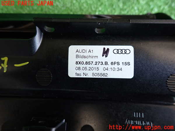 2UPJ-9234696629]アウディ・A1 スポーツバック(8XCZE)モニター 中古_4