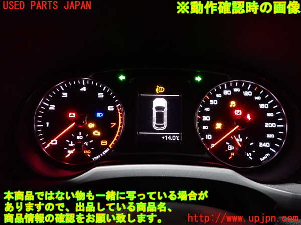 2UPJ-9234696170]アウディ・A1 スポーツバック(8XCZE)スピードメーター 中古_4