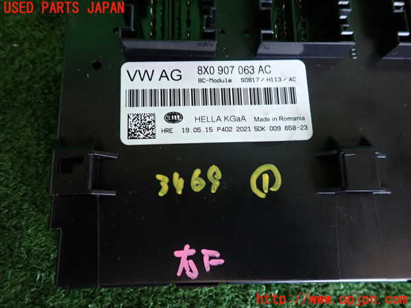 2UPJ-9234696146]アウディ・A1 スポーツバック(8XCZE)コンピューター1 中古 8X0907063AC_3