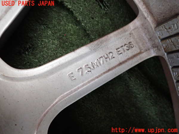2UPJ-9234699036]アウディ・A1 スポーツバック(8XCZE)タイヤ　ホイール　1本① 215/40ZR1 中古_5