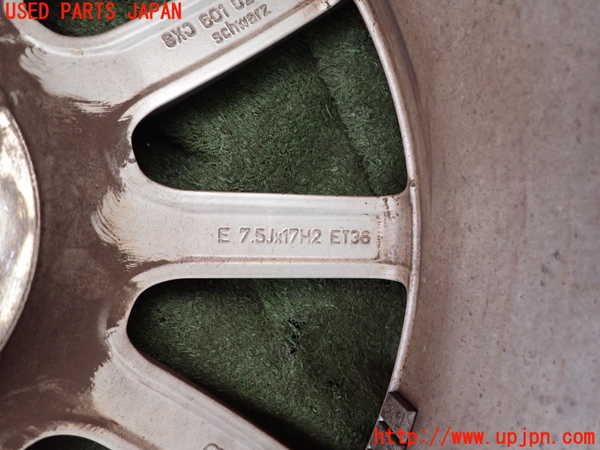 2UPJ-9234699037]アウディ・A1 スポーツバック(8XCZE)タイヤ　ホイール　1本② 215/40ZR1 中古_4