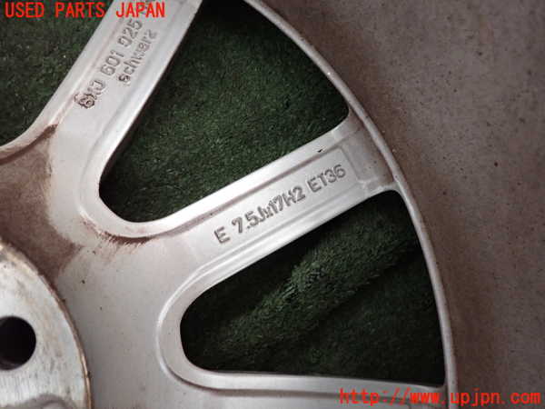 2UPJ-9234699038]アウディ・A1 スポーツバック(8XCZE)タイヤ　ホイール　1本③ 215/40ZR1 中古_5