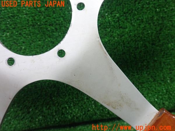 3UPJ=9234720617]MR2(AW11)後期 personal パーソナル ステアリング 約355mm 中古_5