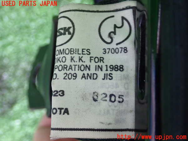 2UPJ-9234727045]MR2(AW11)運転席シートベルト 中古_4