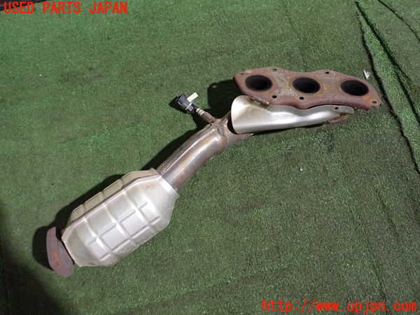 2UPJ-9234732042]マークX(GRX120)エキマニ2 触媒 マニバーター 中古_2