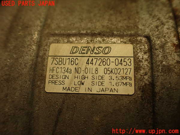 2UPJ-9234746025]BMW X3(PC25)(E83系)エアコンコンプレッサー 中古_4