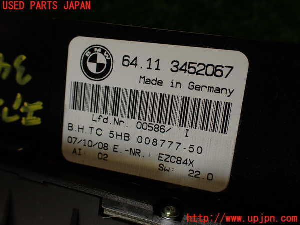 2UPJ-9234746066]BMW X3(PC25)(E83系)エアコンスイッチ1 中古_4