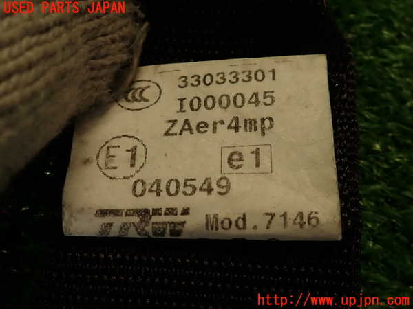 2UPJ-9234747075]BMW X3(PC25)(E83系)助手席シートベルト 中古_4