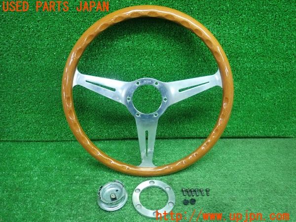 3UPJ=9234750617]ロードスター Vスペシャル(NA6CE)後期 NARDI ナルディ CLASSIC クラシック ウッド ステアリング 360mm 中古_2