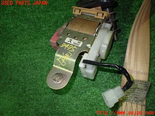 2UPJ-9234757045]ロードスター(NA6CE)運転席シートベルト 中古_3