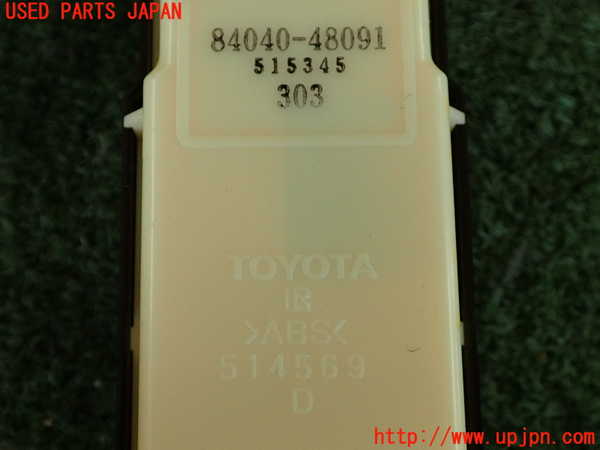 2UPJ-9234766240]ハリアー(ACU30W)右前パワーウィンドウスイッチ 中古_3