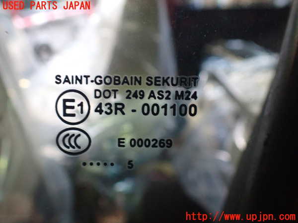 2UPJ-9234771260]ジャガー・Xタイプ(J51YB)左前ドア 中古 SAINT-GOBAIN SEKURIT M24 43R-001100_3
