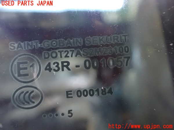 2UPJ-9234771290]ジャガー・Xタイプ(J51YB)右後ドア 中古 SAINT-GOBAIN SEKURIT M23100 43R-001057_5