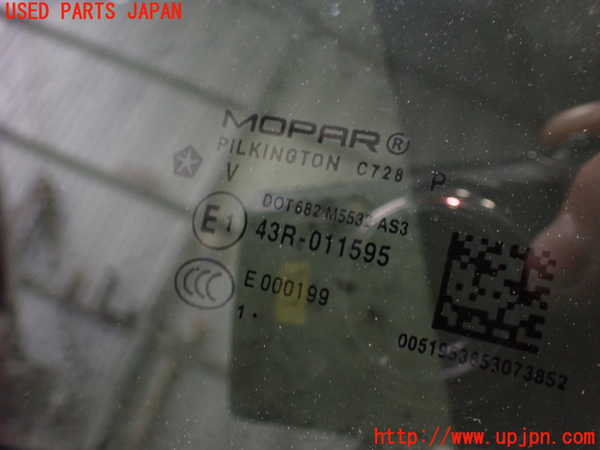 2UPJ-9234791320]ジープ・レネゲード(BV13PM)左後ドア 中古 SAINT-GOBAIN SEKURIT M5532 43R-011595_3