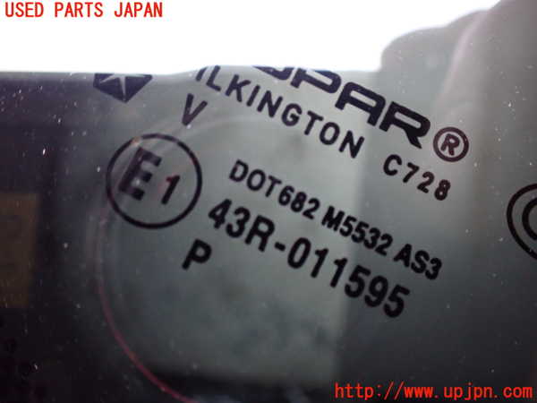 2UPJ-9234791380]ジープ・レネゲード(BV13PM)右クォーターガラス 中古 PILKINGTON M5532 43R-011595_2
