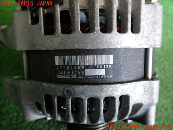 2UPJ-9234796015]ジープ・レネゲード(BV13PM)オルタネーター(ダイナモ) 中古_3
