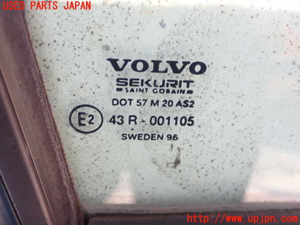 1UPJ-9234811230]ボルボ・940(9B230)右前ドア 中古 SAINT-GOBAIN SEKURIT M20 43R-001105_2