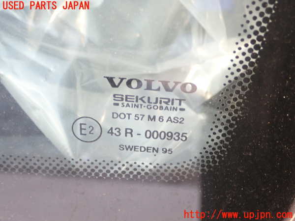1UPJ-9234811380]ボルボ・940(9B230)右クォーターガラス 中古 SAINT-GOBAIN SEKURIT M6 43R-000935_2