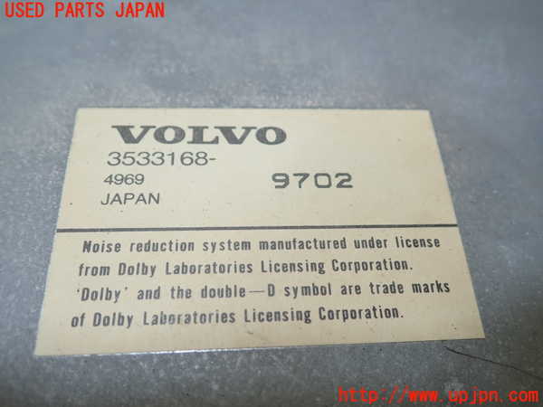 1UPJ-9234816475]ボルボ・940(9B230)テープデッキ ジャンク_3