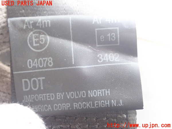 1UPJ-9234817155]ボルボ・940(9B230)右2列目シートベルト 中古_2