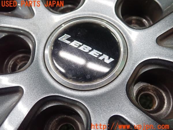 3UPJ=9234820961]フリード(FREED)ハイブリッド(GB7)後期 オートバックス LEBEN レーベン ホイール① 15×6J +53 PCD114.3 5穴 1本 中古_4