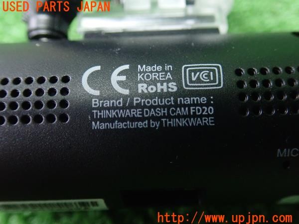 3UPJ=9234830579]インプレッサ ST(GU7 A型)THINKWARE シンクウェア FD20 ドライブレコーダー ドラレコ 中古_4