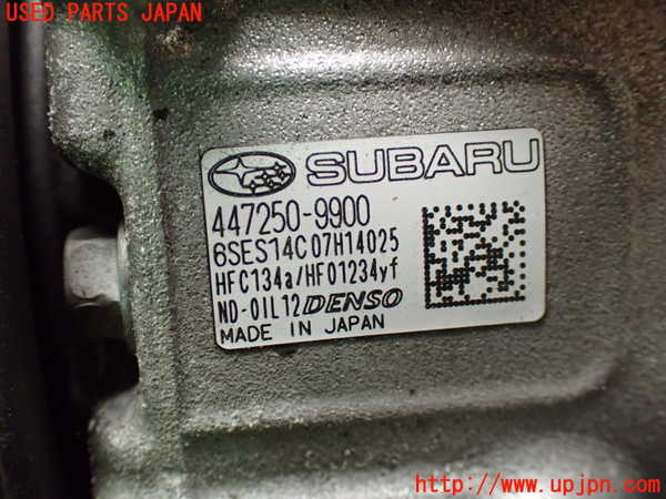 1UPJ-9234836025]インプレッサ(GU7)エアコンコンプレッサー 中古_5