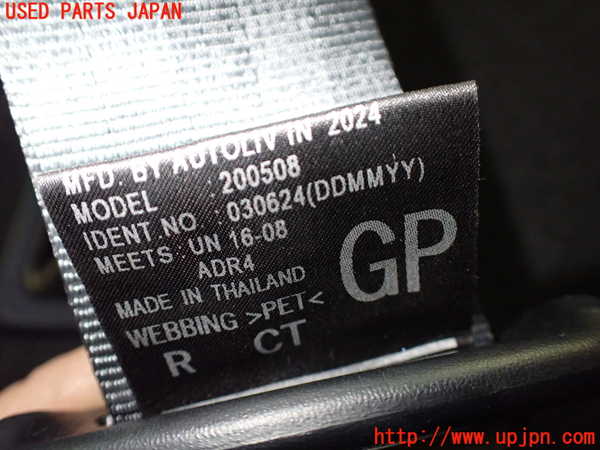 1UPJ-9234837135]インプレッサ(GU7)真中2列目シートベルト 中古_3