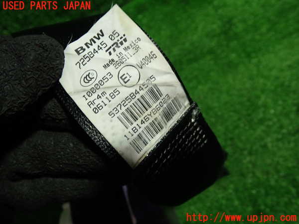 1UPJ-9234847185]BMW X3 F25(WX35)左2列目シートベルト 中古_2