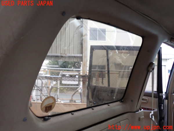 1UPJ-9234851382]ランクル100系(HDJ101K)左クォーターガラス 中古_2