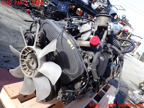 1UPJ-9234852003]ランクル100系(HDJ101K)エンジン・ミッションセット(補機類・ECU付）1HD-FTE 4FAT 中古_3