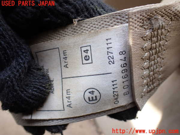 1UPJ-9234857155]ランクル100系(HDJ101K)右2列目シートベルト 中古_3