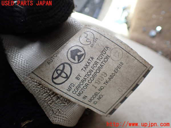 1UPJ-9234857185]ランクル100系(HDJ101K)左2列目シートベルト 中古_2