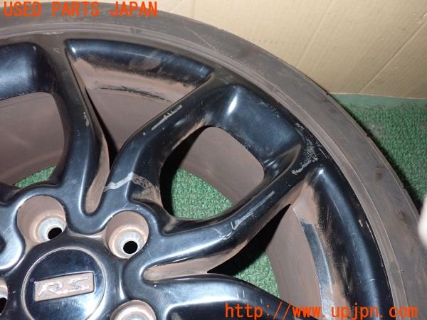 3UPJ=9234870906]ルノー メガーヌ ルノースポール 273トロフィー2(DZF4R1)純正 タイヤホイール 18×8.25J +65 PCD114.3 5穴 4本 中古_4