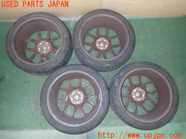 3UPJ=9234870906]ルノー メガーヌ ルノースポール 273トロフィー2(DZF4R1)純正 タイヤホイール 18×8.25J +65 PCD114.3 5穴 4本 中古_5