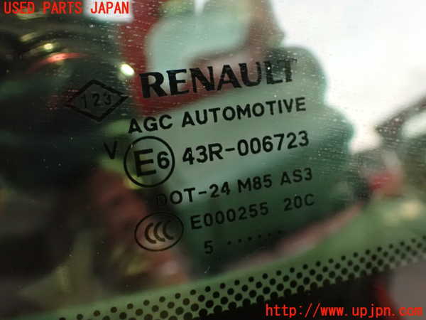 2UPJ-9234871380]ルノー・メガーヌ R.S.(ルノー・スポール)(DZF4R1)右クォーターガラス (43R-006723) 中古_3