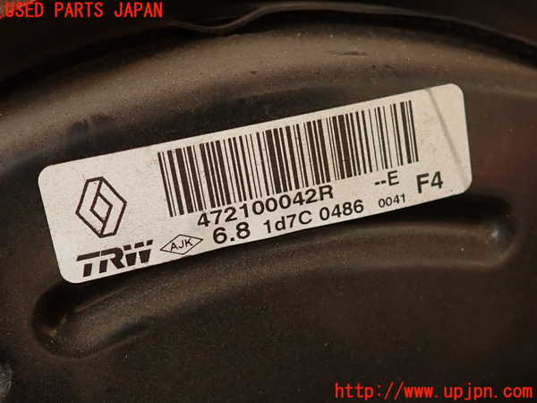 2UPJ-9234874055]ルノー・メガーヌ R.S.(ルノー・スポール)(DZF4R1)ブレーキマスターバック 中古_2