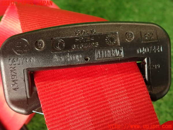 2UPJ-9234877045]ルノー・メガーヌ R.S.(ルノー・スポール)(DZF4R1)運転席シートベルト 中古_4