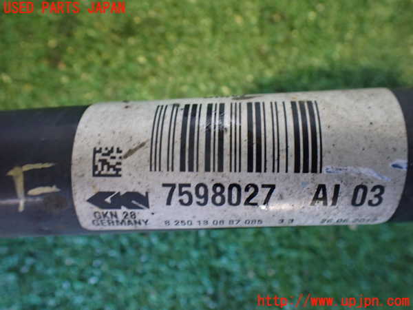 2UPJ-9234884015]BMW X3(WX20)左フロントドライブシャフト 中古 (F25)_3