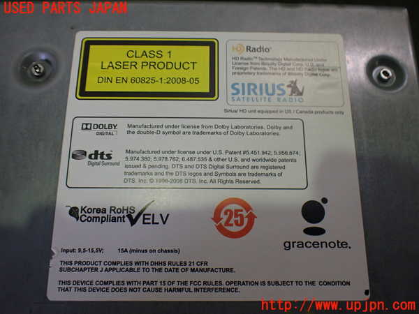 2UPJ-9234886589]BMW X3(WX20)カーナビゲーション HDD 中古 (F25)_3