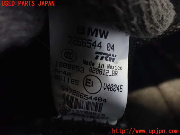 2UPJ-9234887155]BMW X3(WX20)右2列目シートベルト 中古 (F25)_2