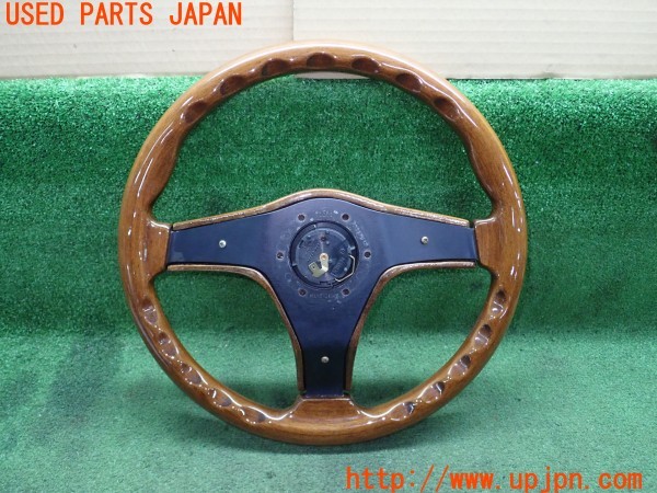3UPJ=9234890617]ハイラックスサーフ(KZN130W)NARDI ナルディ GARA3 ステアリング ウッドステアリング 360mm 中古_4