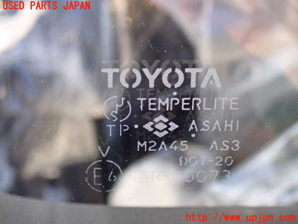 2UPJ-9234891380]ハイラックスサーフ N130系 4ドア(KZN130W)右クォーターガラス 中古 ASAHI M2A45 43R-00073_3