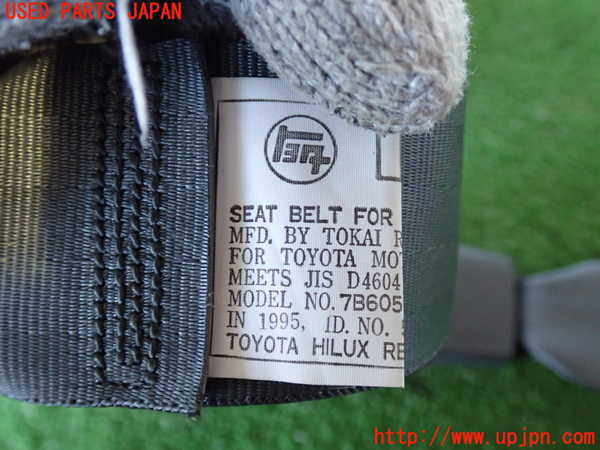2UPJ-9234897135]ハイラックスサーフ N130系 4ドア(KZN130W)真中2列目シートベルト 中古_2